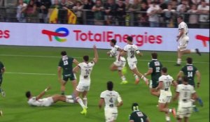 TOP 14 - Essai de Ange CAPUOZZO (ST) - Section Paloise - Stade Toulousain