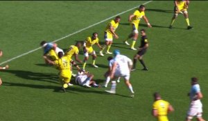 TOP 14 - Essai de Esteban CAPILLA 2 (AB) - Aviron Bayonnais - ASM Clermont