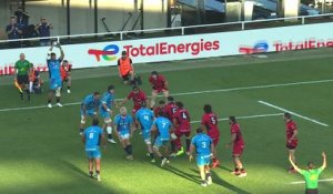 TOP 14 - Essai de Jordan UELESE (MHR) - Montpellier Hérault Rugby - LOU Rugby