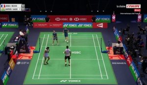 Le replay du 8e de finale de Gicquel/Delrue - Badminton