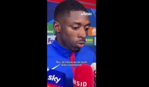 Buteur face à Leverkusen, Dembélé « pas encore à 100 % »