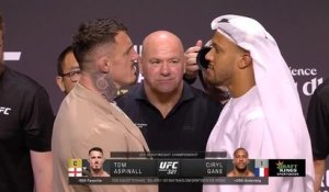 UFC 321 - Le face-à-face entre Gane et Aspinall