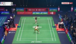 Le replay du quart de finale de Christo Popov - Badminton