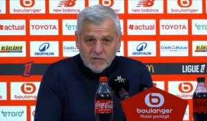 « Il fallait montrer un autre visage après le PAOK » assure Bruno Genesio après la grosse claque infligée à Metz - Foot - Ligue 1 - Lille