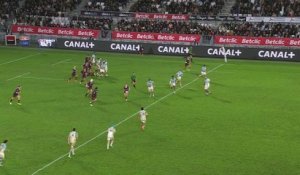 TOP 14 - Essai de Cheikh TIBERGHIEN (AB) - Union Bordeaux-Bègles - Aviron Bayonnais
