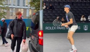 Rolex Paris Masters 2025 - Titré à Vienne dimanche, Jannik Sinner est déjà sur les courts au Rolex Paris Masters