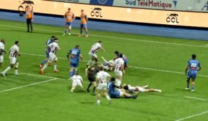 TOP 14 - Essai de Connor SA (UBB) - Castres Olympique - Union Bordeaux-Bègles