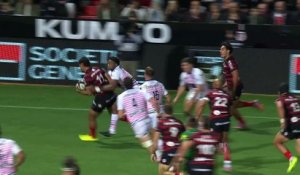 TOP 14 - Essai de Kalvin GOURGUES (ST) - Stade Toulousain - Stade Français Paris