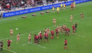 TOP 14 - Essai de Teddy BAUBIGNY (RCT) - RC Toulon - LOU Rugby