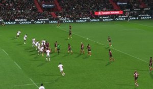 TOP 14 - Essai de Léo BARRE (SFP) - Stade Toulousain - Stade Français Paris
