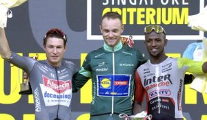 Cyclisme - Tour de France EFGH Singapour Criterium 2025 - L'arrivée sous la pluie à Singapour entre les coureurs les plus rapides du monde