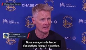 Kerr : « Nous avons été un peu trop ambitieux » - Basket - NBA