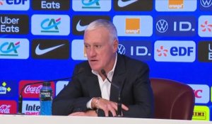 Didier Deschamps sur la gestion d’Ousmane Dembélé par le PSG : « Je ne donne pas de leçon » - Foot - Qualif. Coupe du monde - Bleus