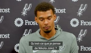NBA : Spurs - Wembanyama : "Jokić ? Il est meilleur basketteur que comique”