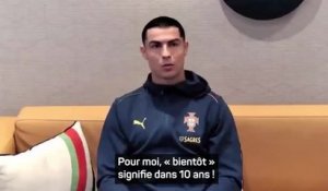 Portugal - Cristiano Ronaldo sur sa retraite : "Pour moi, "bientôt" signifie dans 10 ans…"