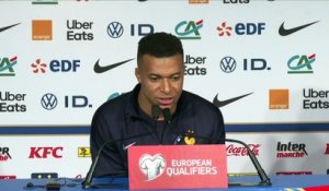 Kylian Mbappé ne veut pas griller de joker contre l’Ukraine : « Le discours est très clair, il faut gagner » - Foot - Qualif. Coupe du monde - Bleus