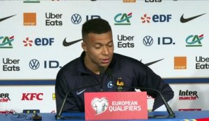 Kylian Mbappé loue le talent de Rayan Cherki : « Il a un don, c’est inné et spectaculaire » - Foot - Qualif. Coupe du monde - Bleus