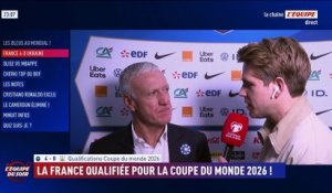 Didier Deschamps : «  Je préfère que Cherki soit plus haut entre les deux lignes » - Foot - Qualif. Coupe du monde