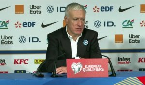 Didier Deschamps salue les qualités de leader de Kylian Mbappé : « Il assume totalement ce rôle de capitaine » - Foot - Qualif. Coupe du monde - Bleus