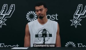 Spurs - Wembanyama : "Draymond était tout silencieux après que je lui ai dunké dessus"