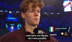 Finales ATP - Sinner conclut une saison historique en conservant son titre
