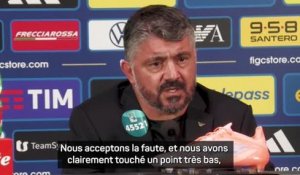 Italie - Gattuso assume la débâcle contre la Norvège