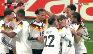 Le doublé de Sané en cinq minutes face à la Slovaquie - Foot - Qualif. Coupe du monde - Allemagne