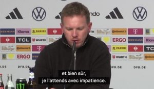 Allemagne - Nagelsmann : "J'attends avec impatience cette Coupe du monde"