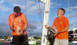 Guillaume Pirouelle et Cédric Chateau vainqueurs en Class40 - Voile - Transat Café L'Or