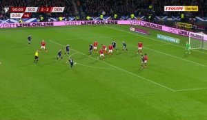 Tierney qualifie l'Ecosse dans le temps additionnel - Foot - Qualif. Coupe du monde