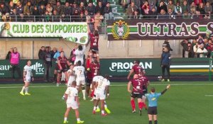 TOP 14 - Essai de Paul GRAOU (ST) - US Montauban - Stade Toulousain