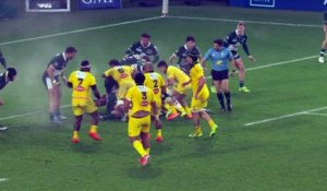 TOP 14 - Essai de Ulupano SEUTENI (SR) - Section Paloise - Stade Rochelais