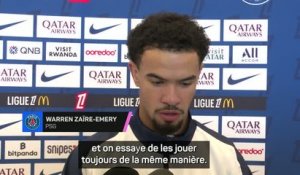 PSG - Zaïre-Emery : "On doit s’adapter, les équipes nous connaissent de mieux en mieux"