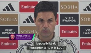 Arsenal - Arteta : “Nous avons constitué une équipe pour remporter la PL et la LDC”