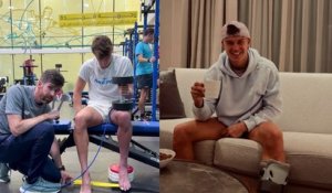 Tennis - ATP 2025 - Un mois et demi après sa grave blessure, Holger Rune marche à nouveau