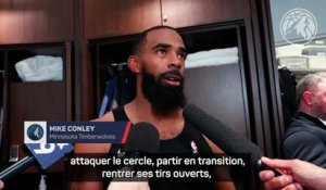 Timberwolves - Mike Conley encense Jaden McDaniels après sa performance décisive