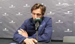 Coupe Davis 2026 - France-Slovaquie : 1-1 - Arthur Rinderknech : "Il valait mieux ne pas être à 0-2..."