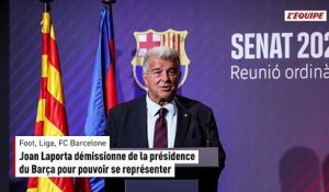 Joan Laporta démissionne de la présidence du FC Barcelone pour pouvoir se représenter - Foot - Liga - FC Barcelone