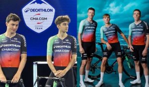 Cyclisme – Route – Voici la présentation du nouveau vélo et du nouveau maillot de la formation Decathlon CMA CGM