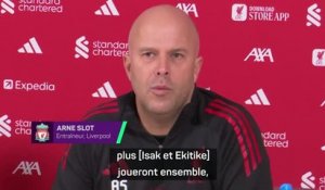 Liverpool - Slot veut faire débuter Isak et Ekitike ensemble plus souvent