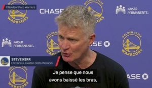 Warriors - Kerr : “Être plus précis, améliorer notre langage corporel et notre énergie”