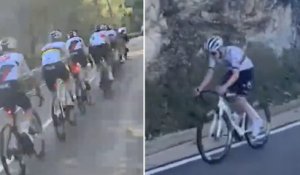 Cyclisme - Route - KOM 2025 - Tadej Pogacar explose son KOM dans le Coll de Rates