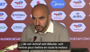 Maroc - Regragui : "Hakimi sera prêt pour les matches à élimination directe"