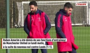 Ruben Amorim n'est plus l'entraîneur de Manchester United - Foot - Premier League