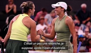 Sabalenka : « Je pense avoir fait un excellent match » - Tennis