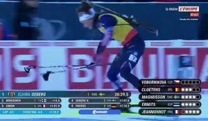 Elvira Oeberg domine la poursuite d'Oberhof, Julia Simon 4e - Biathlon - Coupe du monde (F)