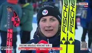 « C’était vraiment une belle course » : Justine Braisaz-Bouchet savoure sa remontée spectaculaire - Biathlon - Coupe du monde (F)
