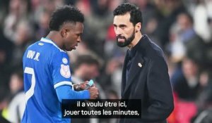 Real Madrid - Malgré la défaite, Arbeloa félicite Vinicius