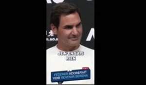 Open d'Australie - Federer : "Un comeback de Serena serait incroyable pour le tennis"