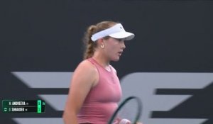 Adelaïde - Andreeva prend rendez-vous avec Mboko